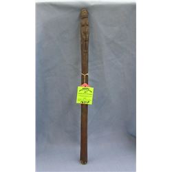 Antique hand carved African staff