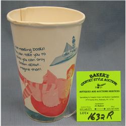 Early McDonald's fast food drink cup