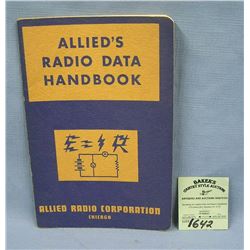Allied Radio Data handbook