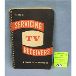 Servicing TV receivers Sylvania Electronic's book