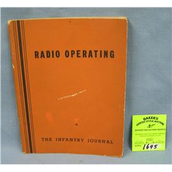 Vintage radio operating book