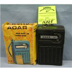 Vintage solid state transistor radio