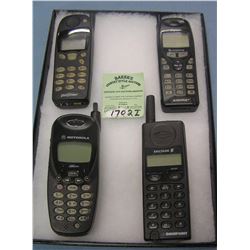 Group of modern cell phones