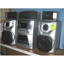 6 piece Panasonic CD stereo system