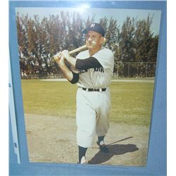 Early NY Yankee all star 8X10 color photo