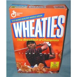 Tiger Woods Wheaties box