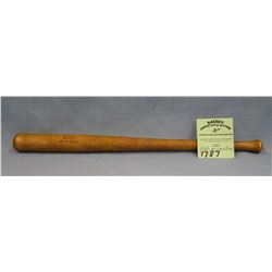 Early World Series souvenir wood bat