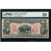 Image 1 : 1901 $10 Bison Legal Tender Note PMG 20