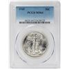 Image 1 : 1945 Walking Liberty Half Dollar Coin PCGS MS64