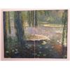 Image 1 : Greg Singley (after Monet)Waterlillies II & III  diptych