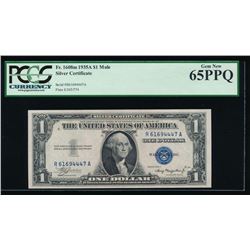 1935A $1 Silver Certificate PCGS 65PPQ