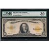 Image 1 : 1922 $10 Gold Certificate PMG 30