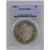 Image 1 : 1881-S $1 Morgan Silver Dollar Coin PCGS MS65