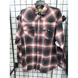 NEW WORKING SPORT XL SNAP FLANNEL WESTERN MEN'S