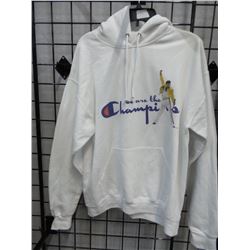 NEW SZ LG HOODIE WE ARE THE CHAMPIONS