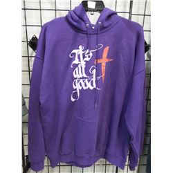 NEW 2X THEMED HOODIE PURPLE