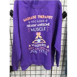NEW XL PURPLE SWEATSHIRT
