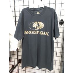 NEW LG MOSSY OAK BLACK TEE SHIRT