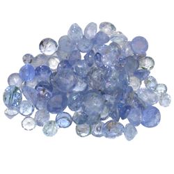 11.28 ctw Round Mixed Tanzanite Parcel