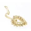 Image 3 : 14K Solid Yellow Gold 1.0  ctW 16 Round Diamond Heart Enhancer Pendant Charm