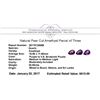 Image 3 : 20.50 ctw.Natural Pear Cut Amethyst Parcel of Three