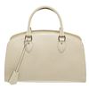 Louis Vuitton Ivory Off White Leather Pont Neuf PM Satchel Bag
