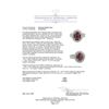 Image 5 : 5.13 ctw Ruby and Diamond Ring - 18KT White Gold