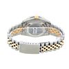 Image 7 : Rolex Mens 2 Tone Black String VS 3CTW Channel Set Diamond Datejust Wristwatch