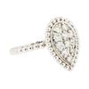 Image 1 : 0.62 ctw Diamond Ring - 14KT White Gold