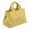 Image 3 : Prada YellowCanvas Small Canapa Tote Bag