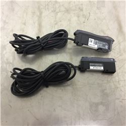 (2) Keyence Sensor Amplifiers LV-N11N and FS-V11P