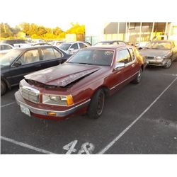 1986 Mercury Cougar