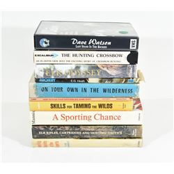 Box Lot Books & VHS Tapes