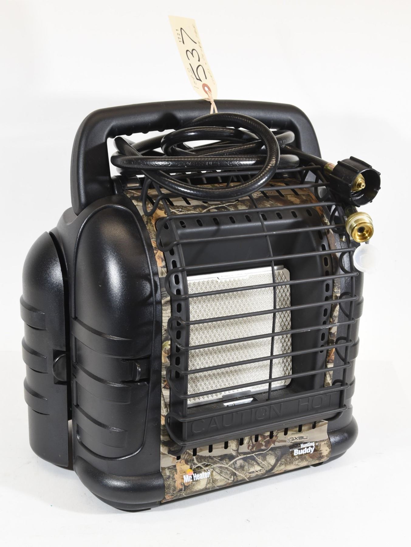 Mr. Heater Hunting Buddy with 20lb Propane Tank - Landsborough Auctions portable buddy heater 20 lb tank