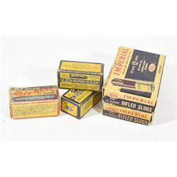 Vintage Boxes of Ammo