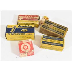 Pistol Ammo in Vintage Boxes