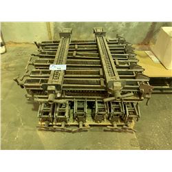 PALLET OF STEEL INDUSTRIAL FRAME CLAMPS