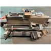 Image 1 : MOBILE CART WITH DOOR JAMS, CLAMPS, TABLE PARTS & WEATHER STRIPPING