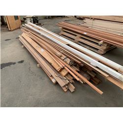 STACK OF ASSORTED WOOD TRIM