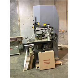 MEBER HARDWOOD BANDSAW WITH CANTEK AP-38 POWER FEEDER