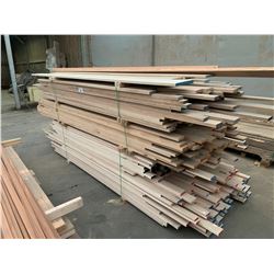 STACK OF ASSORTED FRAME WOOD & TRIMS