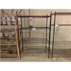 BLACK 4 TIER "METRO" RACK