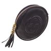 Image 1 : Gucci Blue Patent Leather Soho Round Coin Purse Wallet