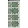 Image 2 : Uncut Sheet of (4) State of Louisiana Baby Bond Obsolete Notes