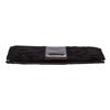 Image 4 : Alessandro Dell'Acqua Black Floral Fabric Clutch Handbag