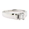 Image 1 : 0.25 ctw Diamond Ring - 10KT White Gold