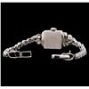 Image 3 : Hamilton 14KT White Gold Diamond Vintage Ladies Watch