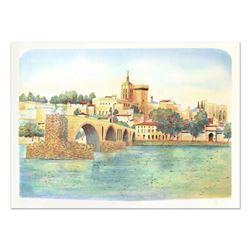 Rolf Rafflewski,  Avignon  Limited Edition Lithograph, Numbered and Hand Signed.