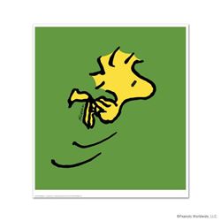 Peanuts,  Woodstock  Hand Numbered Limited Edition Fine Art Print with Certificate of Authenticity.