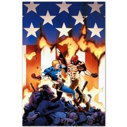 Marvel Comics  Ultimate Avengers #8  Numbered Limited Edition Giclee on Canvas by Carlos Pacheco wit